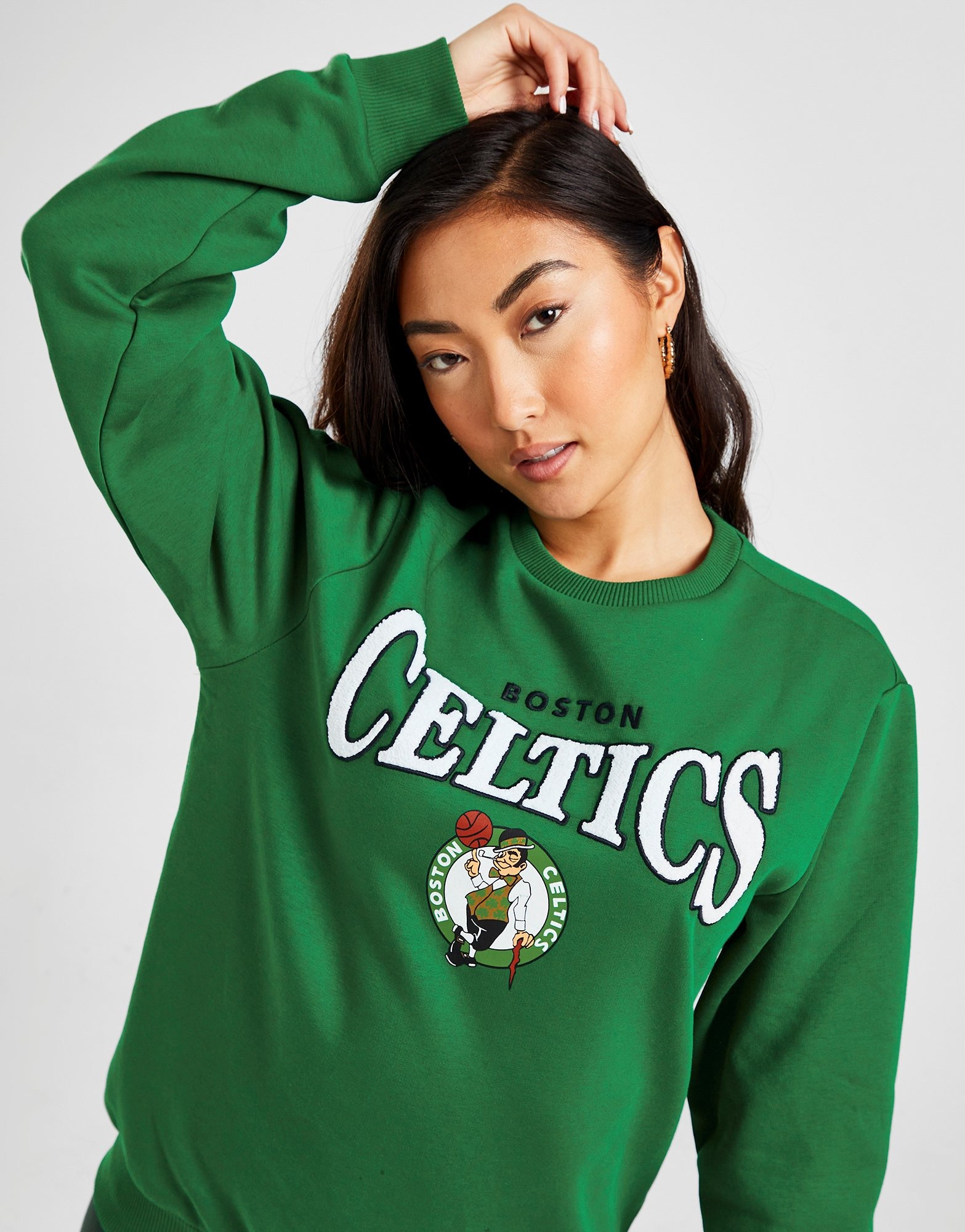 New NBA Boston Celtics Logo Crew Sweatshirt | JD Sports Global