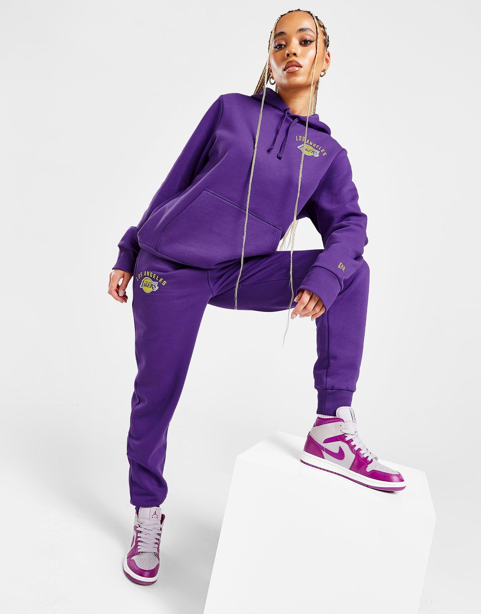 Women's DKNY Sport Purple Los Angeles Lakers Cora Midrise