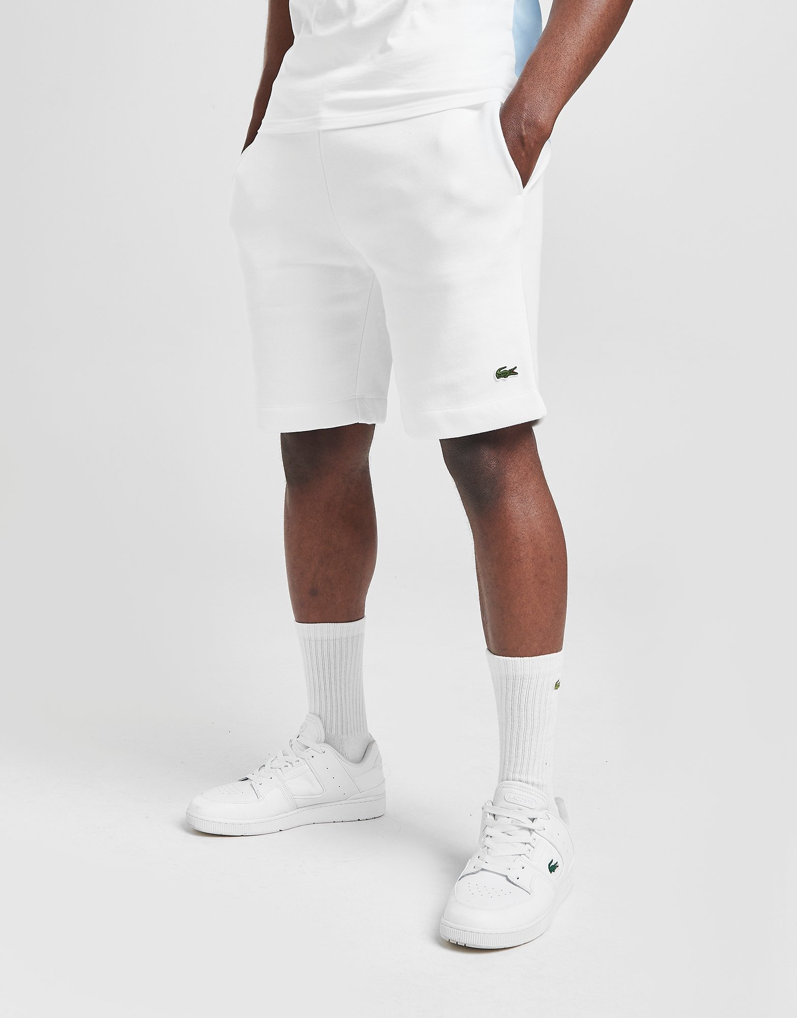 Spil mikrocomputer camouflage Lacoste Short Core Homme Blanc- JD Sports France