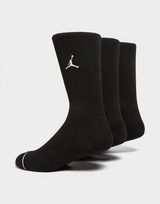 Jordan 3 Pack Crew Socken