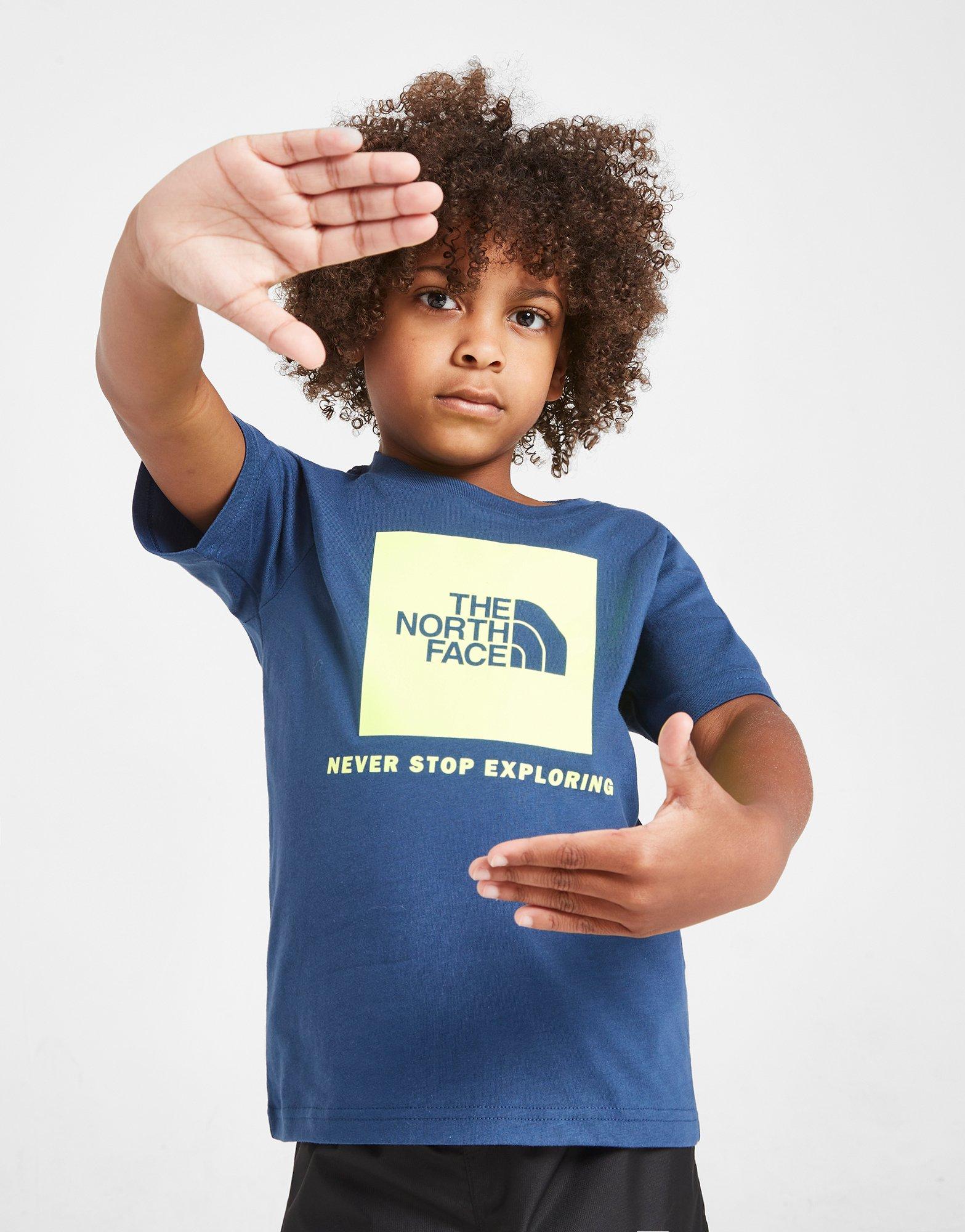 Op de een of andere manier muis stropdas Blauw The North Face Box Logo T-Shirt Children - JD Sports Nederland