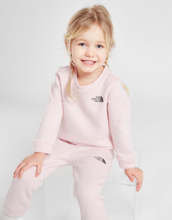 The North Face Girls' Box Logo Crew Tracksuit Infant