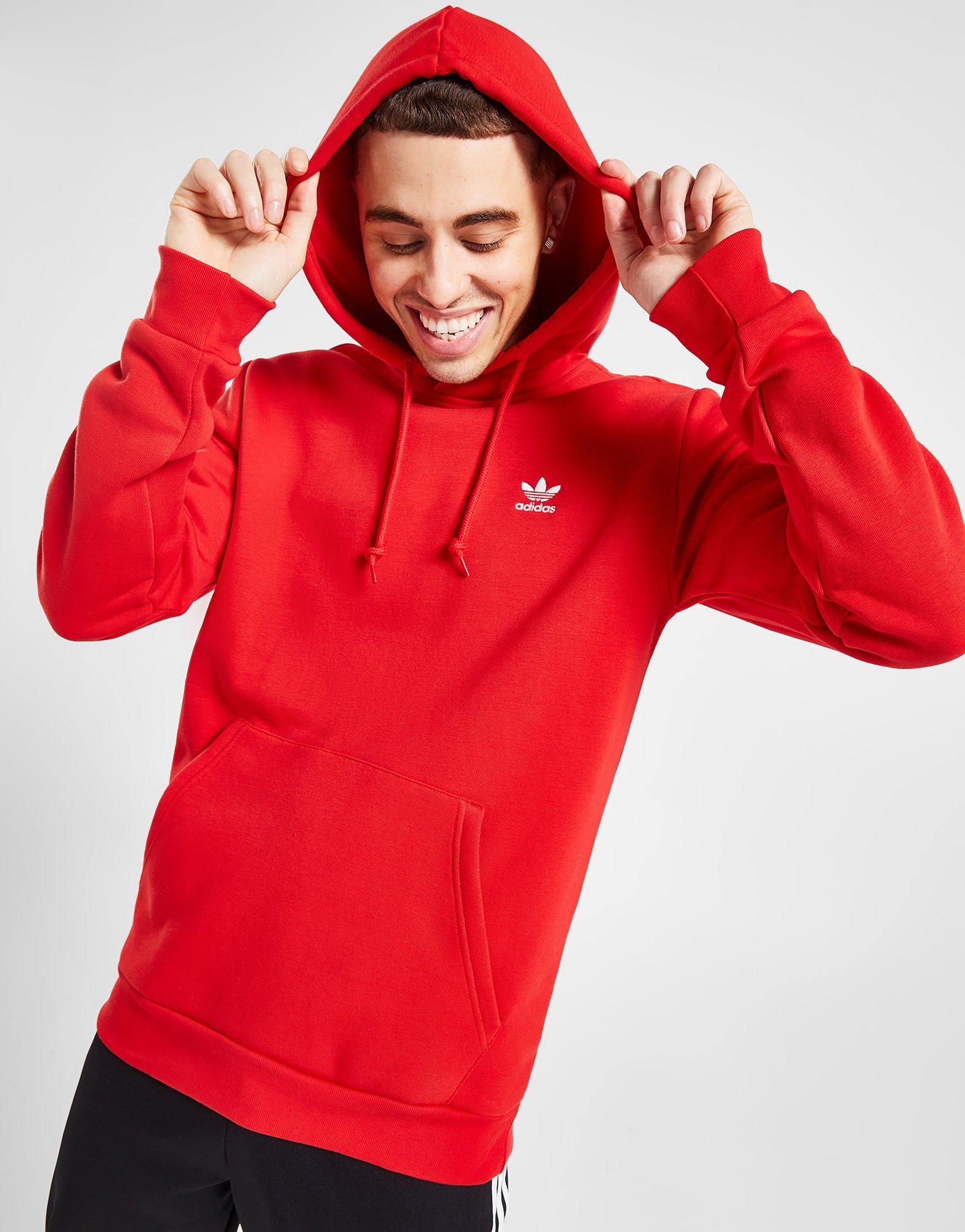 adidas Originals Trefoil Essential Fleece Hættetrøje Danmark