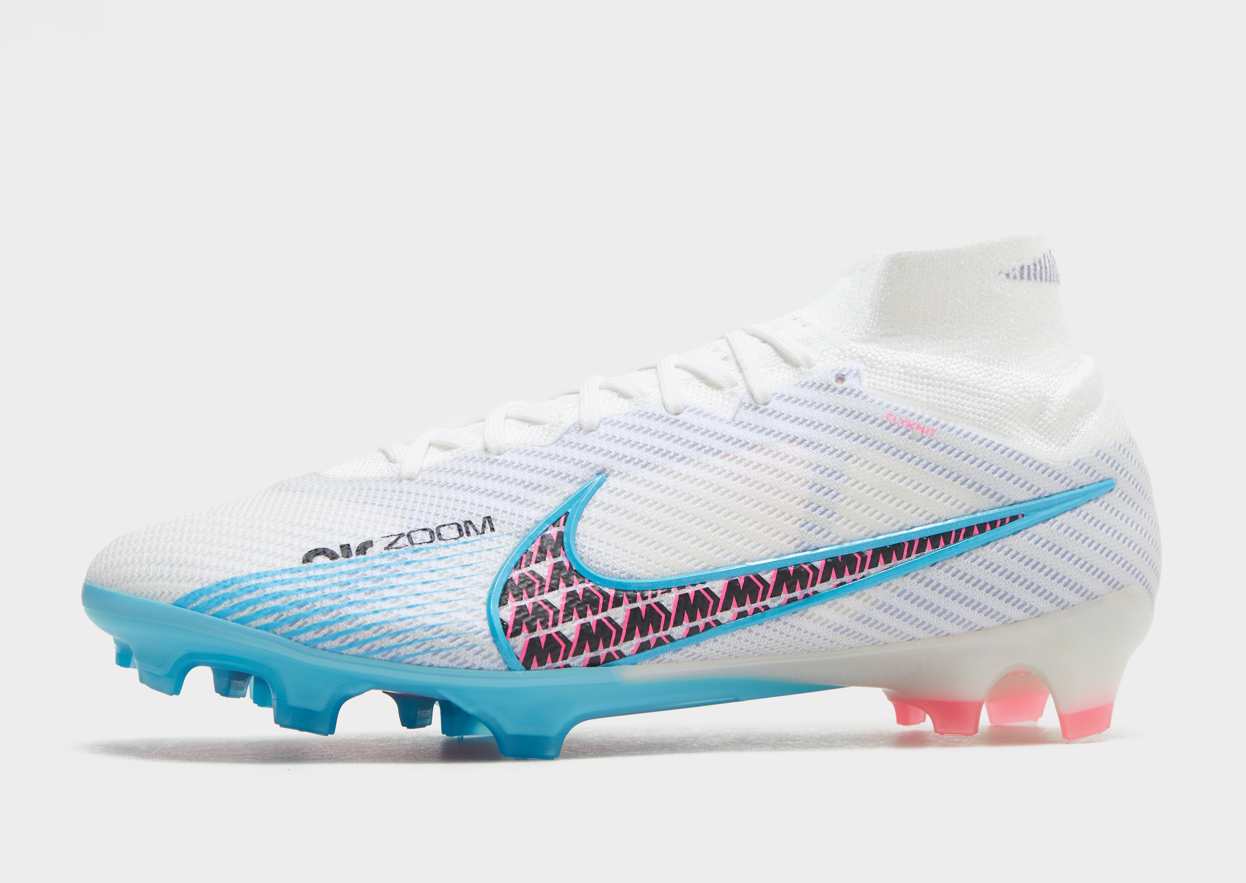 White Nike Mercurial Superfly 9 Elite FG | JD Global