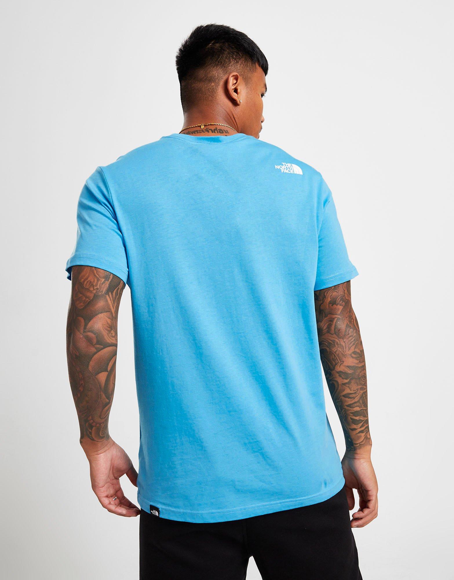 Blue The North Face Fine Box Logo T-Shirt - JD Sports Ireland