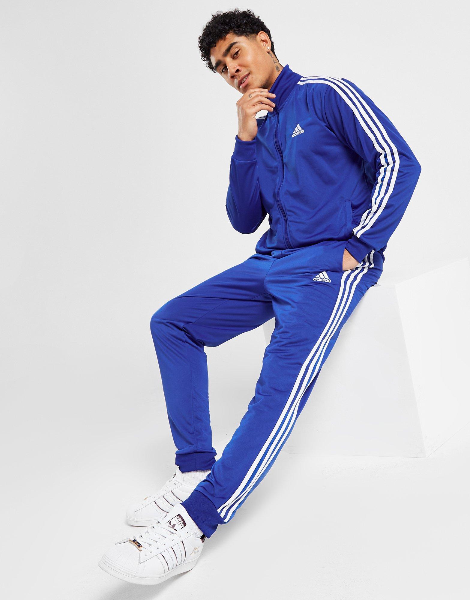 Chaqueta de chándal azul con detalle de cinta Retro Sport de adidas  Originals