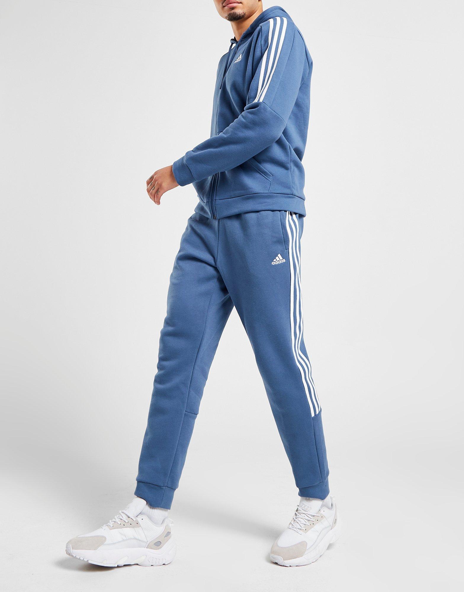 adidas Stadium Fleece Badge of Sport Cuffed Pants - Blue