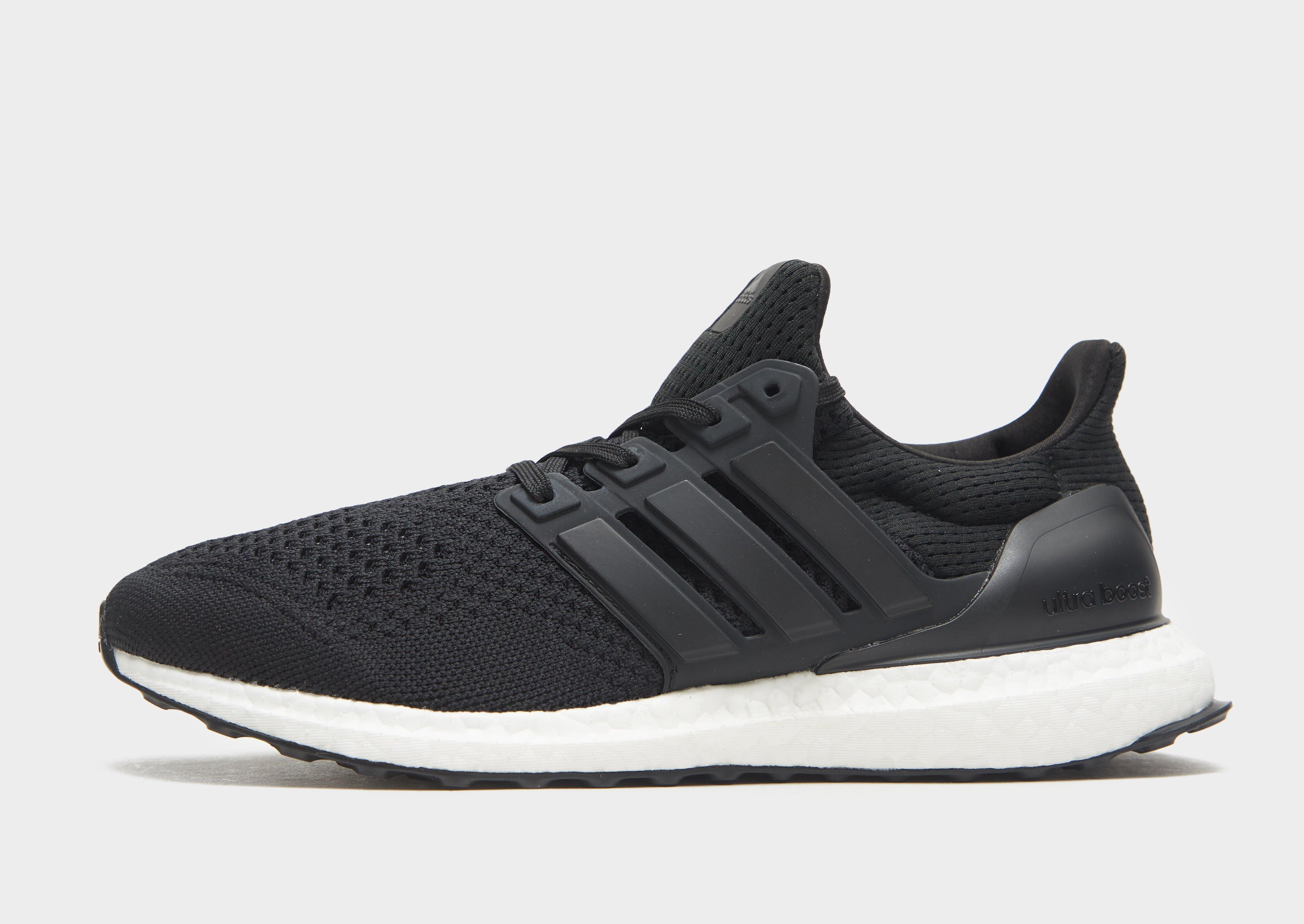 Mens black and white ultra boost sale