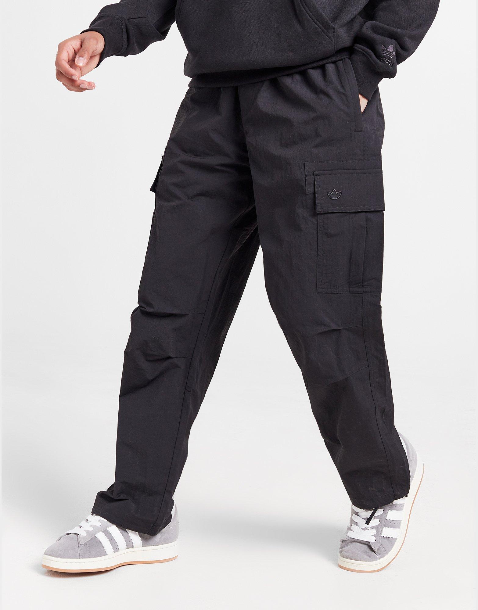 Black adidas Originals Premium Essentials Cargo Pants | JD Sports UK