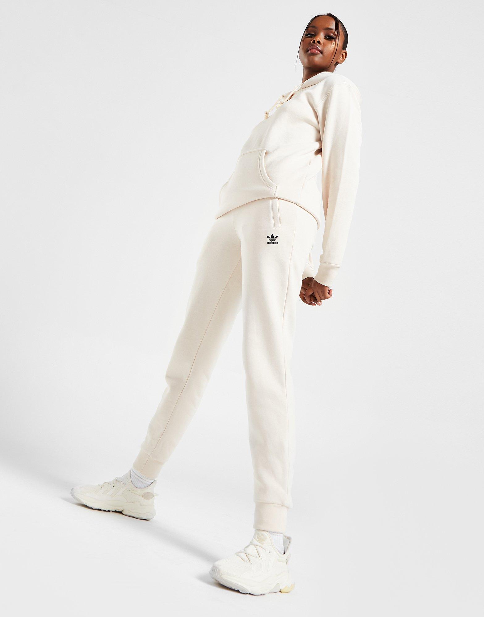 White adidas 2025 tracksuit womens