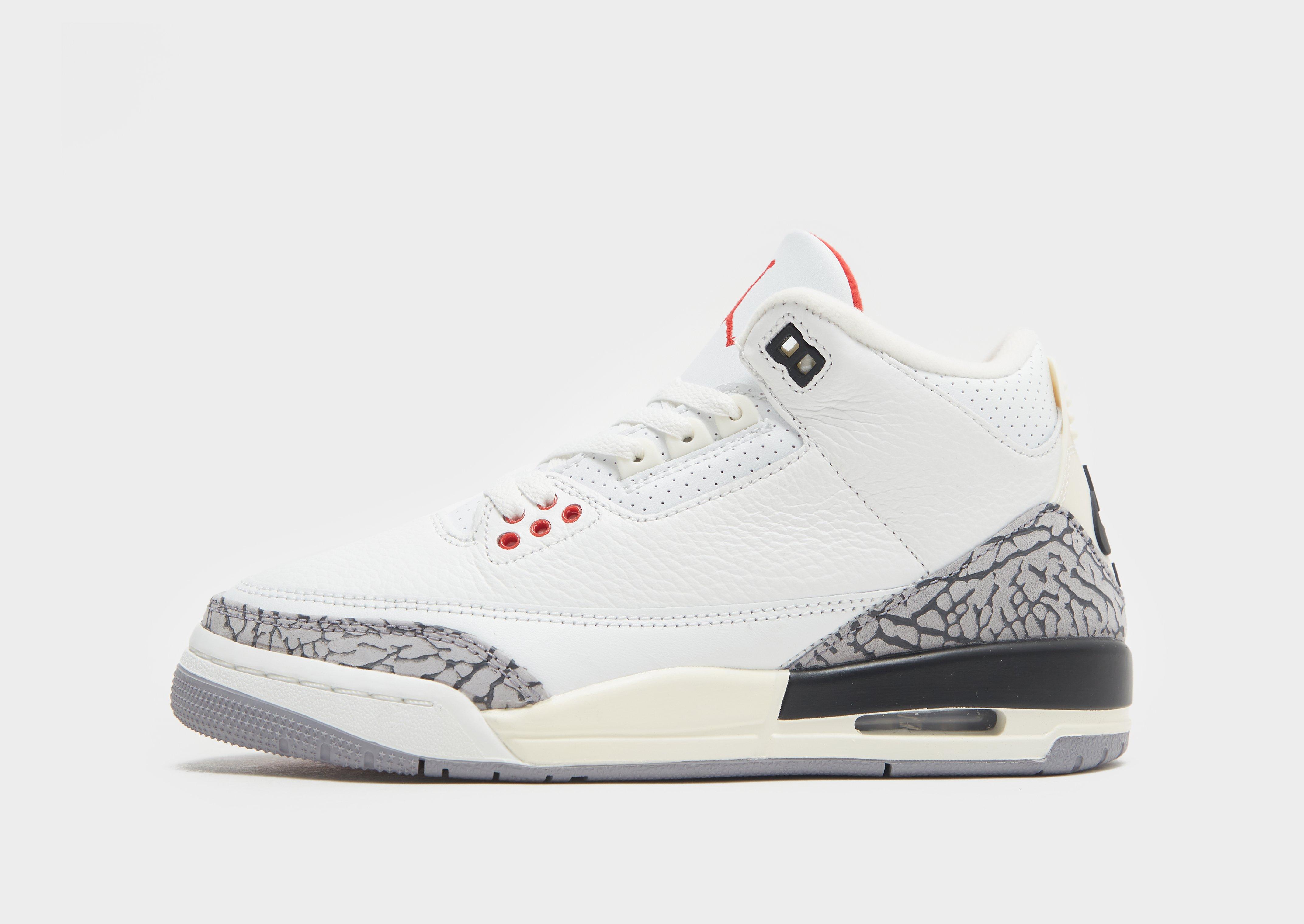 White Jordan Air 3 Retro 