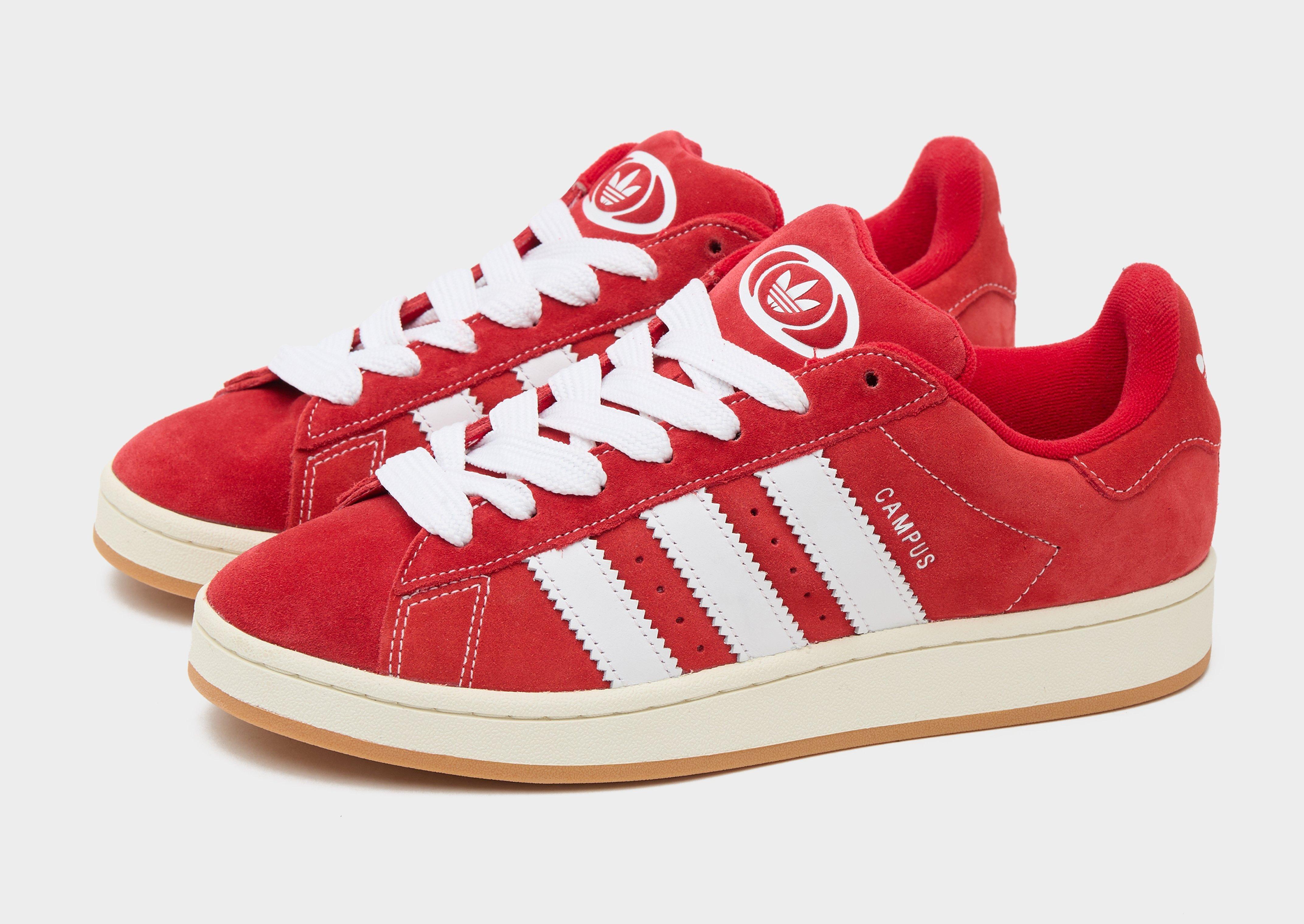 Adidas campus rojo hot sale