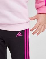 adidas Girls' Linear Crew/leggings Set Infant