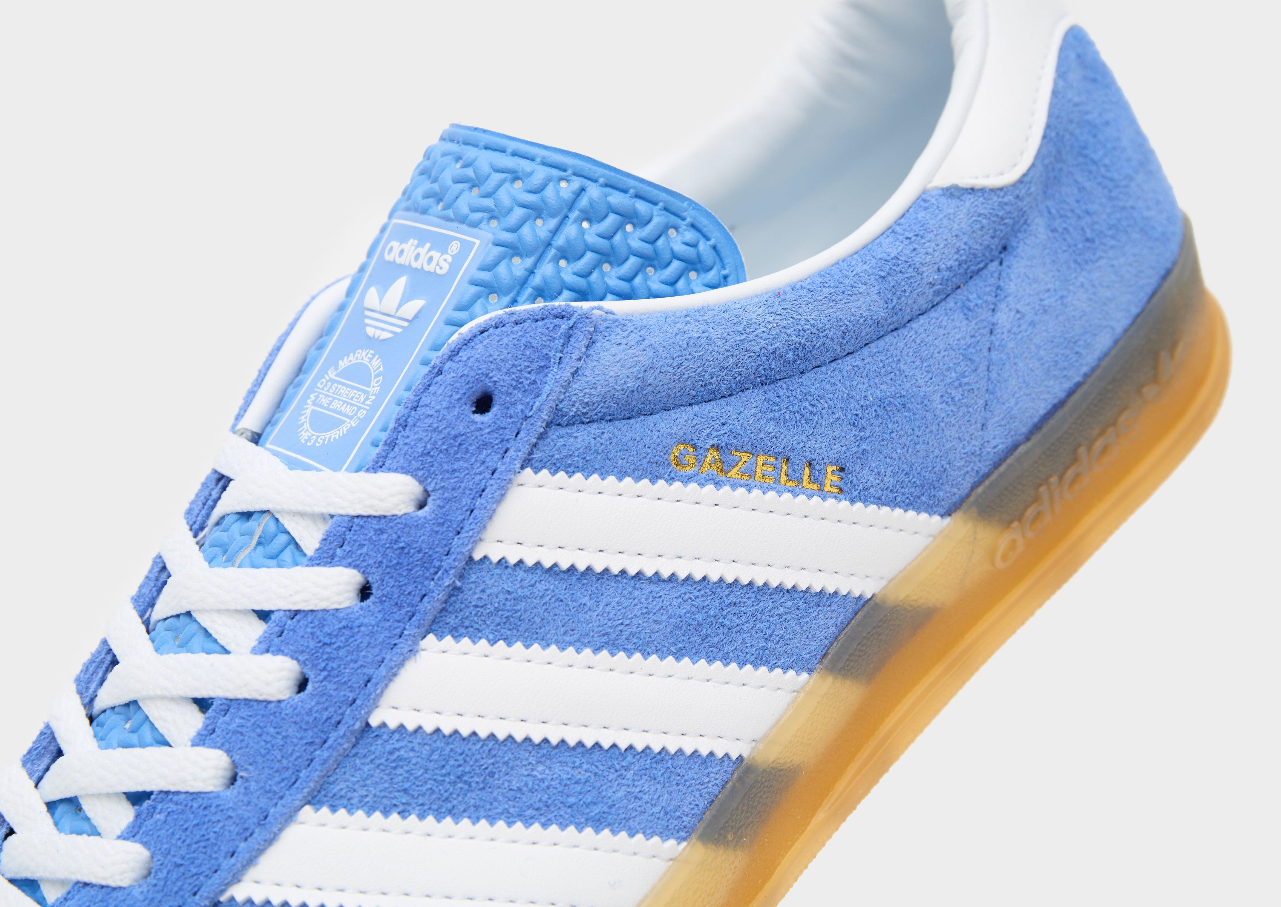 Blue adidas Originals Gazelle Indoor - JD Sports Global