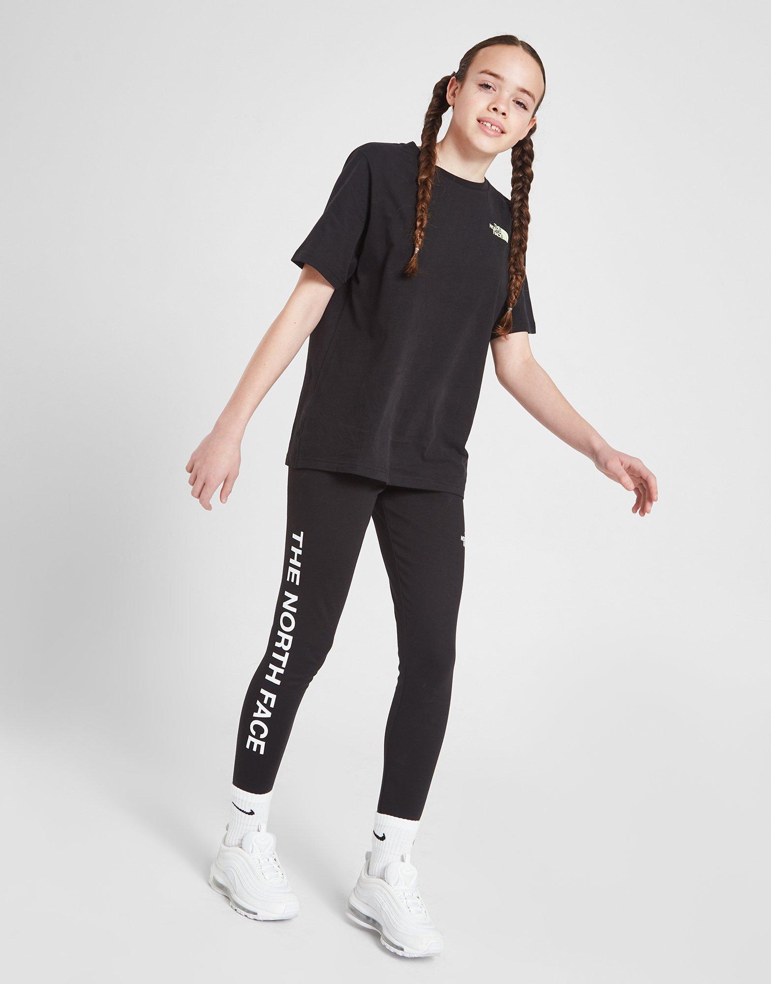The North Face Girls Graphic Leggings Black - Free delivery