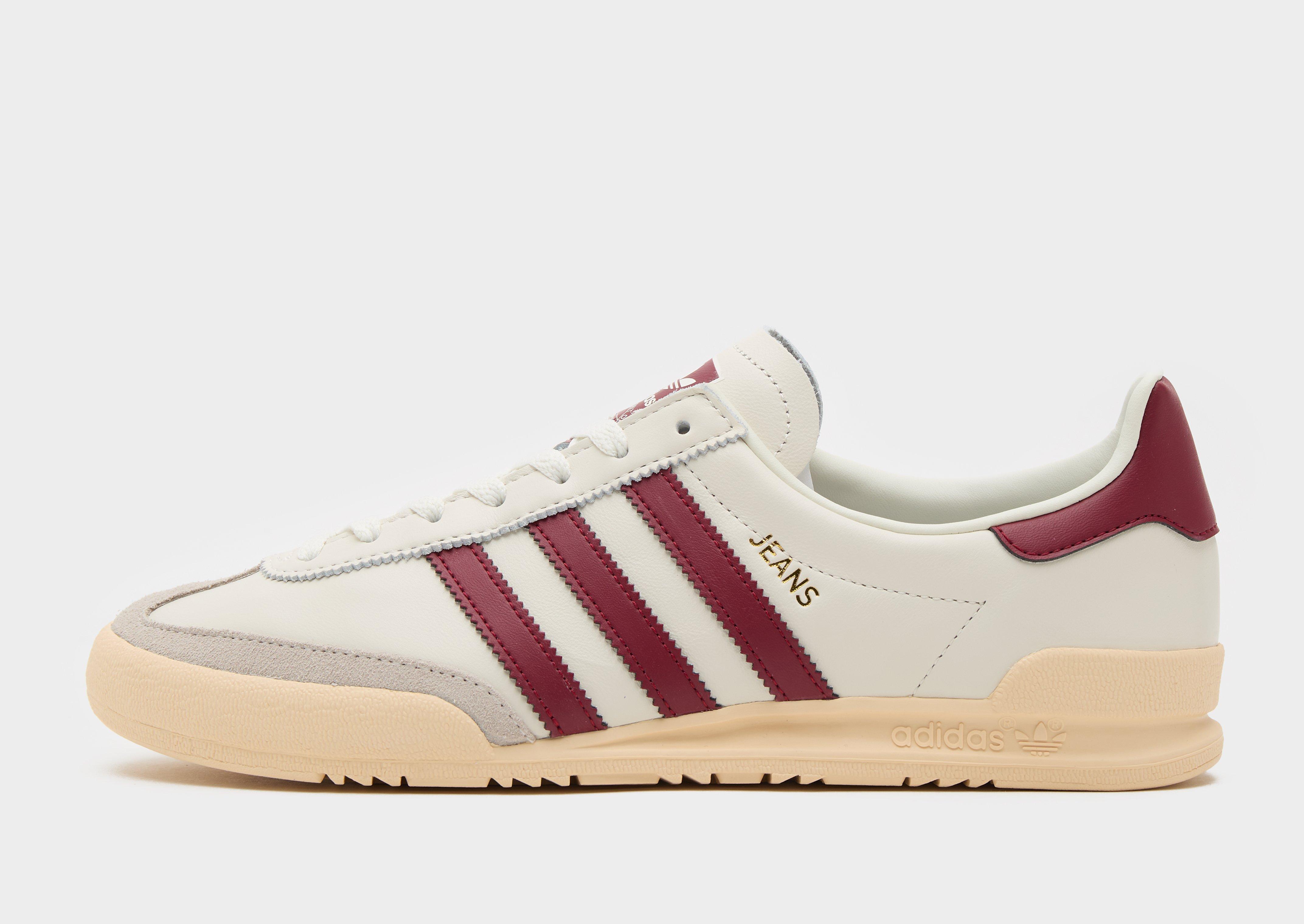 Ungkarl guiden område White adidas Originals Jeans Leather - JD Sports Ireland