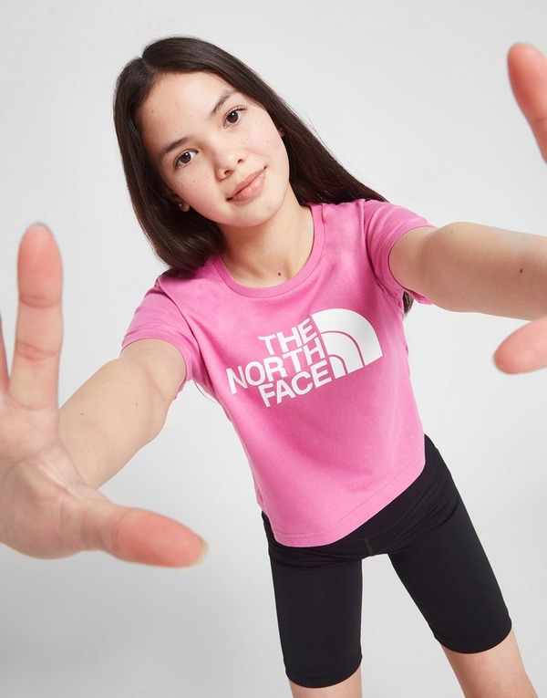 Pink The North Face Crop T-Shirt Junior - JD Sports Danmark