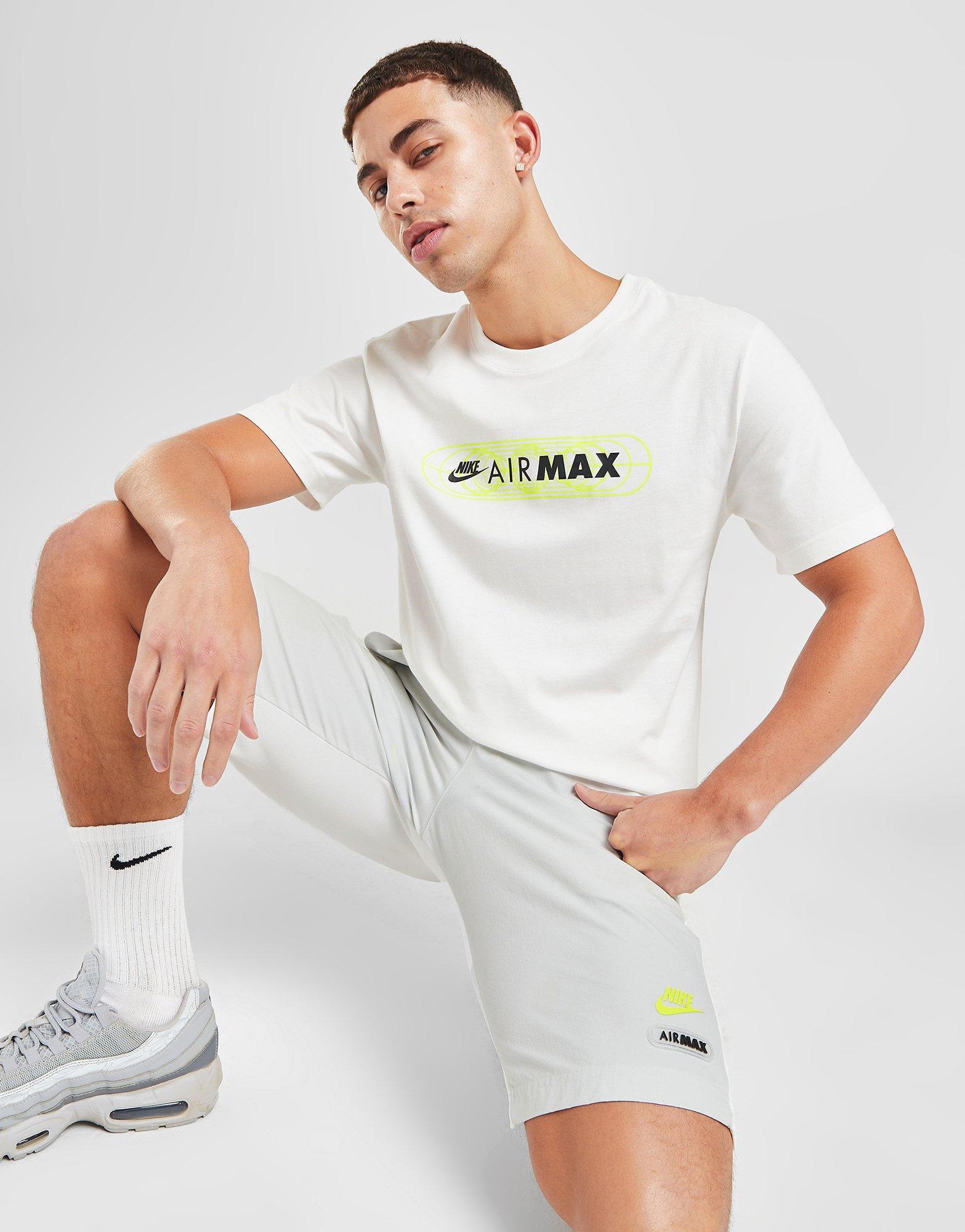 Nike air max hot sale t shirt white