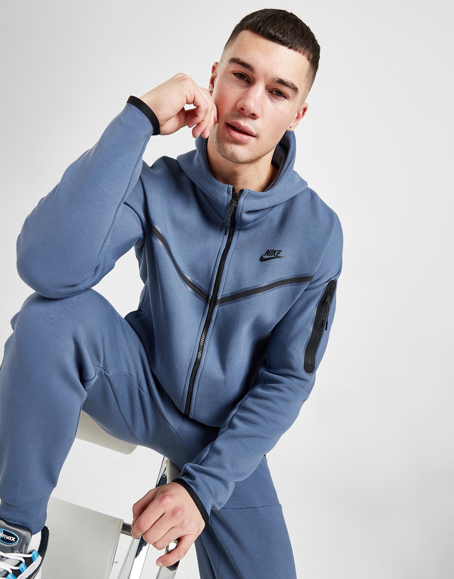 nike tech fleece blue