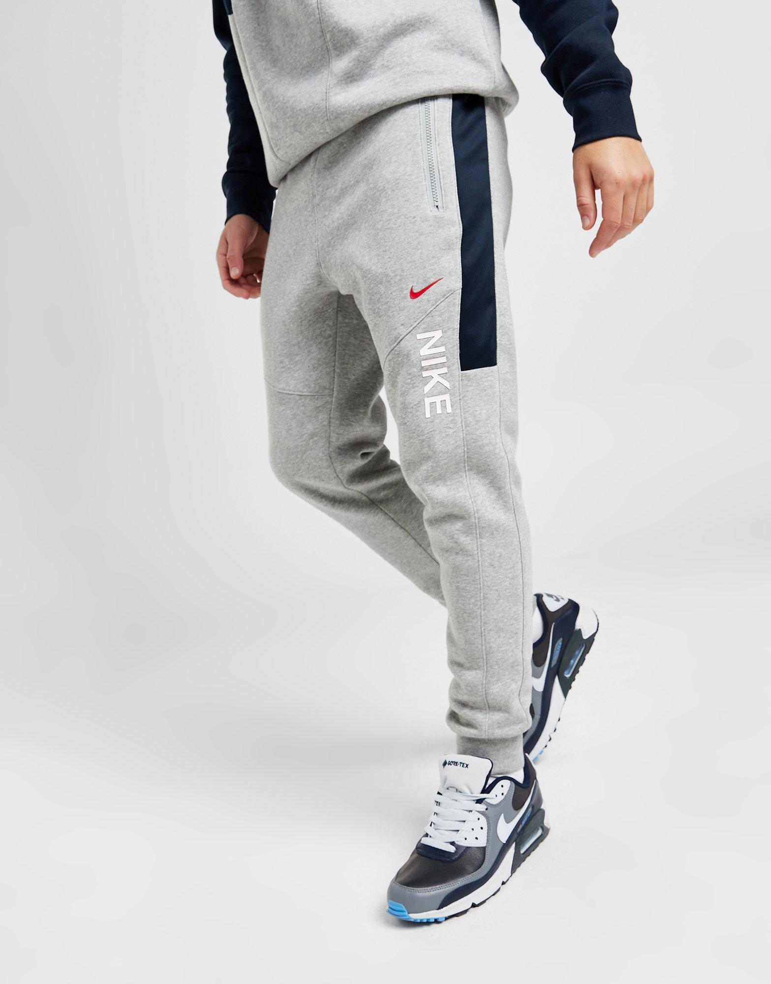 Nike hybrid fleece store joggers grey