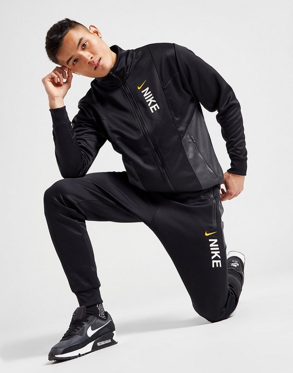 impacto pollo Ilustrar Nike chaqueta de chándal Hybrid Poly Knit en Negro | JD Sports España