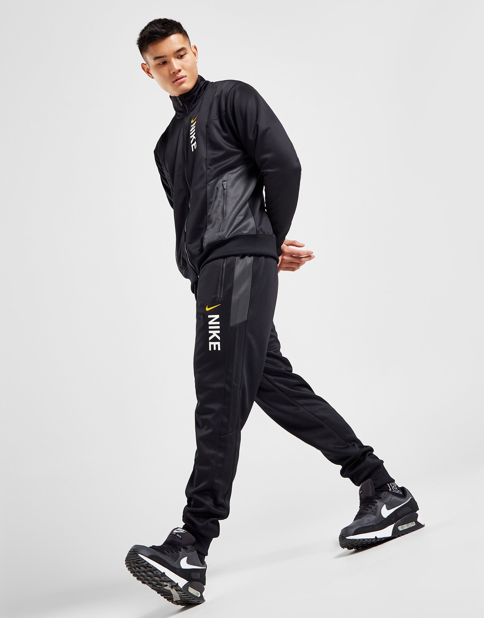 Black Nike Hybrid Poly Knit Track Pants JD Sports