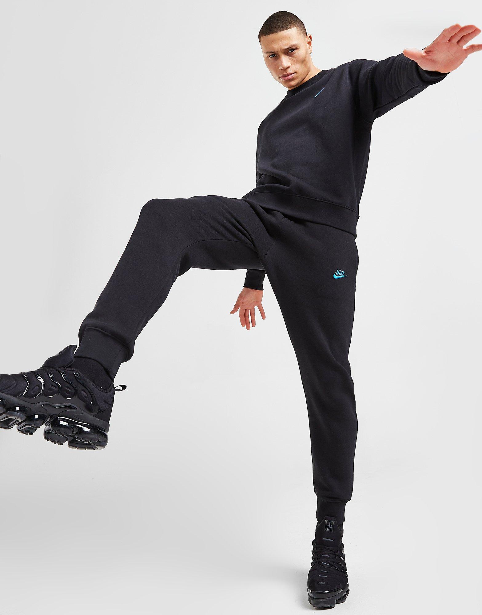 New Mens Nike Swoosh Athletic Club Jogger Fleece Pants Sweatpants Black  2022