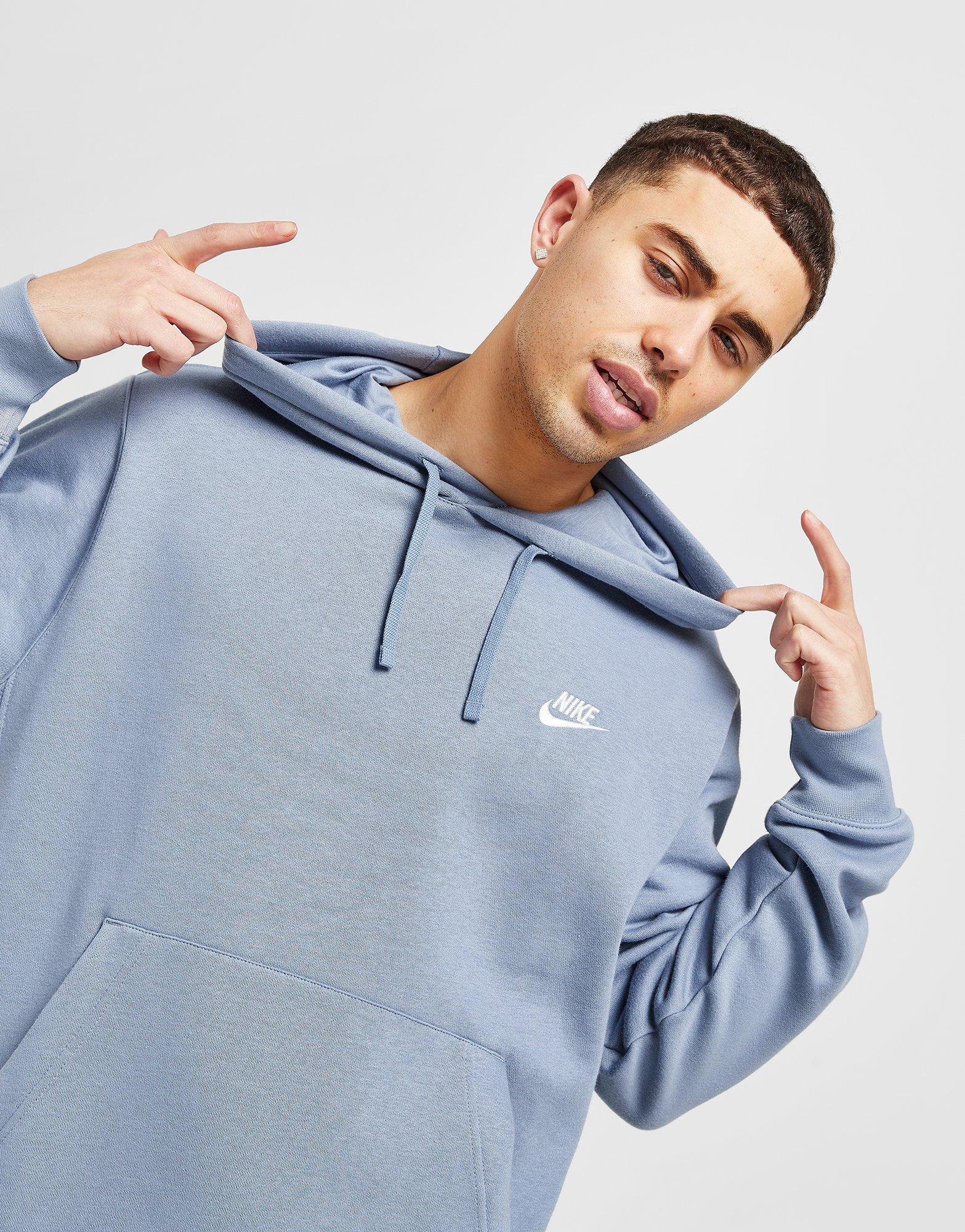 Blue Nike Foundation Overhead Hoodie 