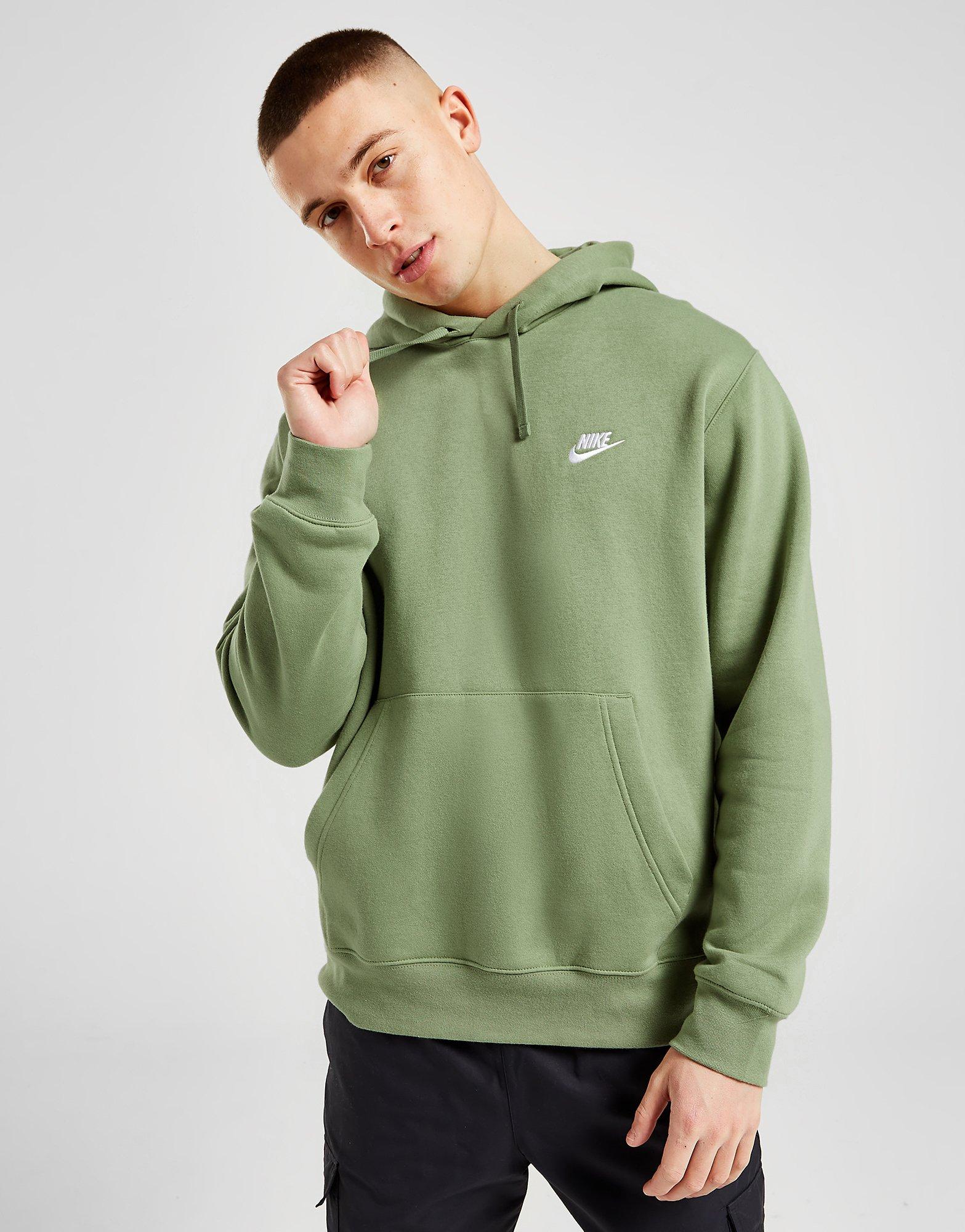 Green hot sale nike hoodie