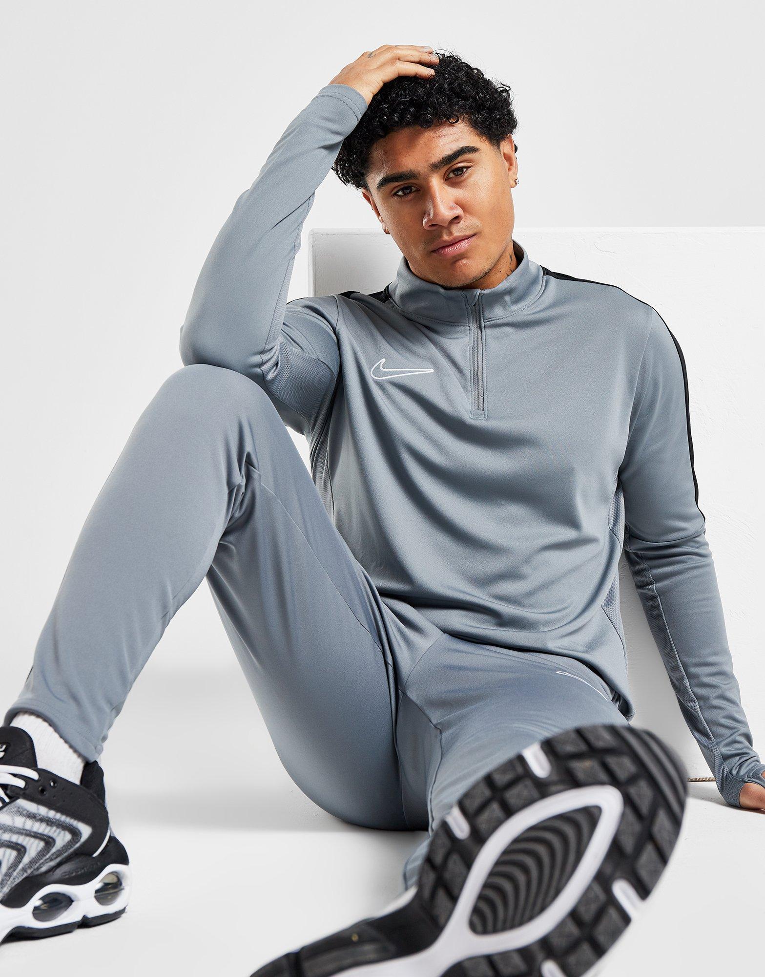 Grey nike dri store fit tracksuit