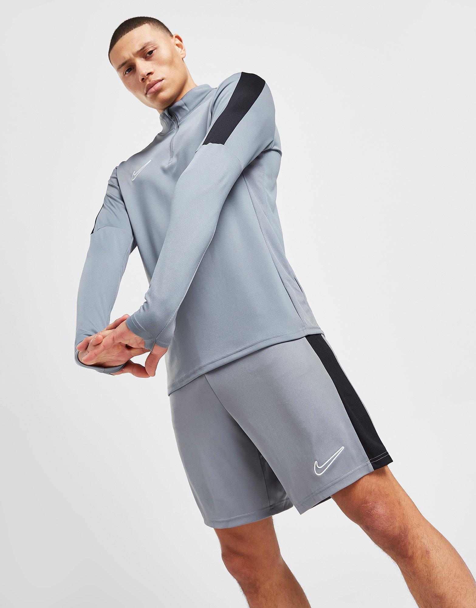 Nike academy shop shorts grey