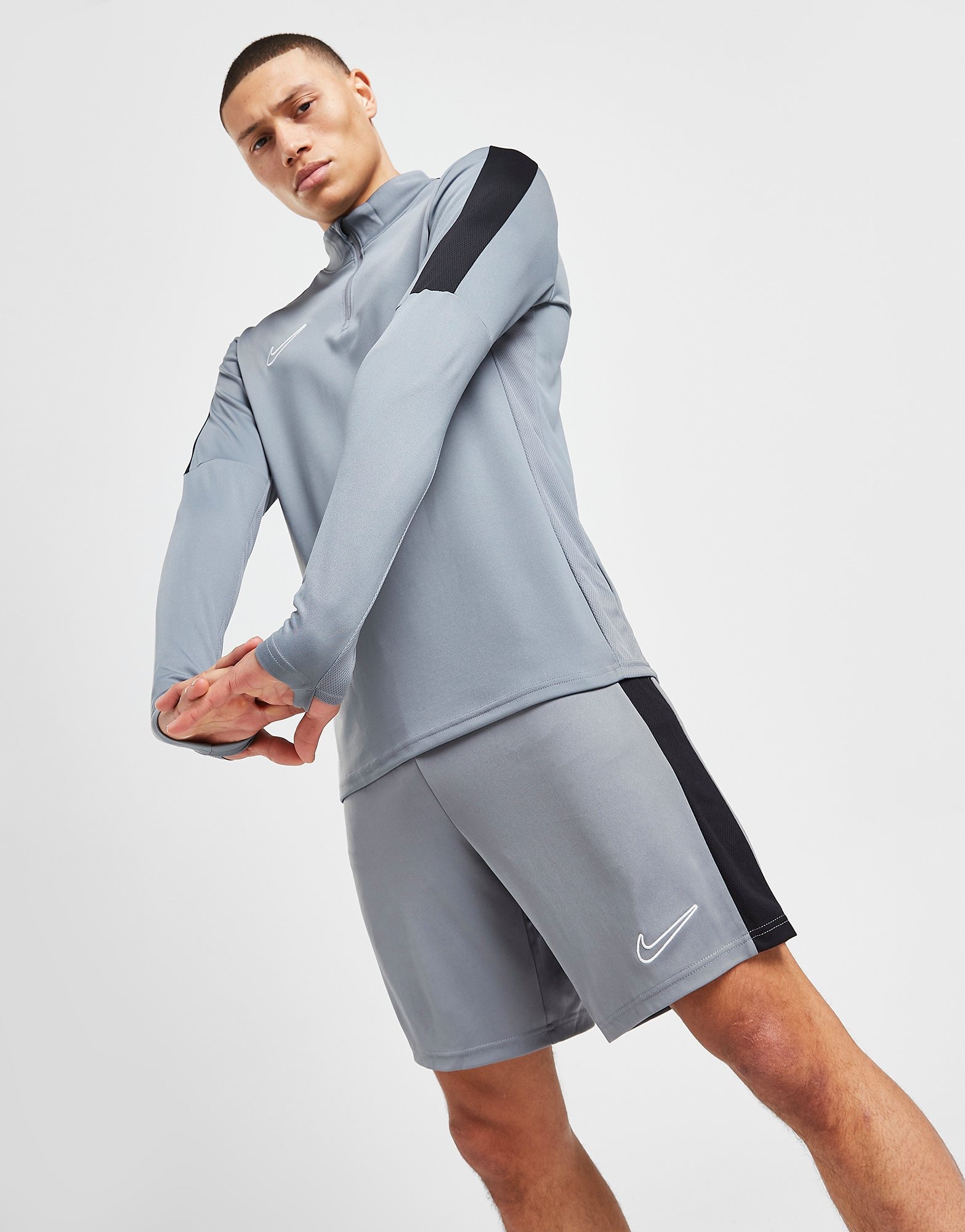 Grey nike academy on sale shorts