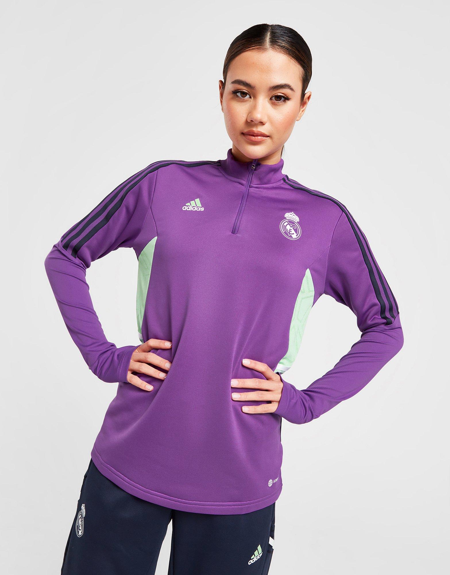 adidas real madrid half zip