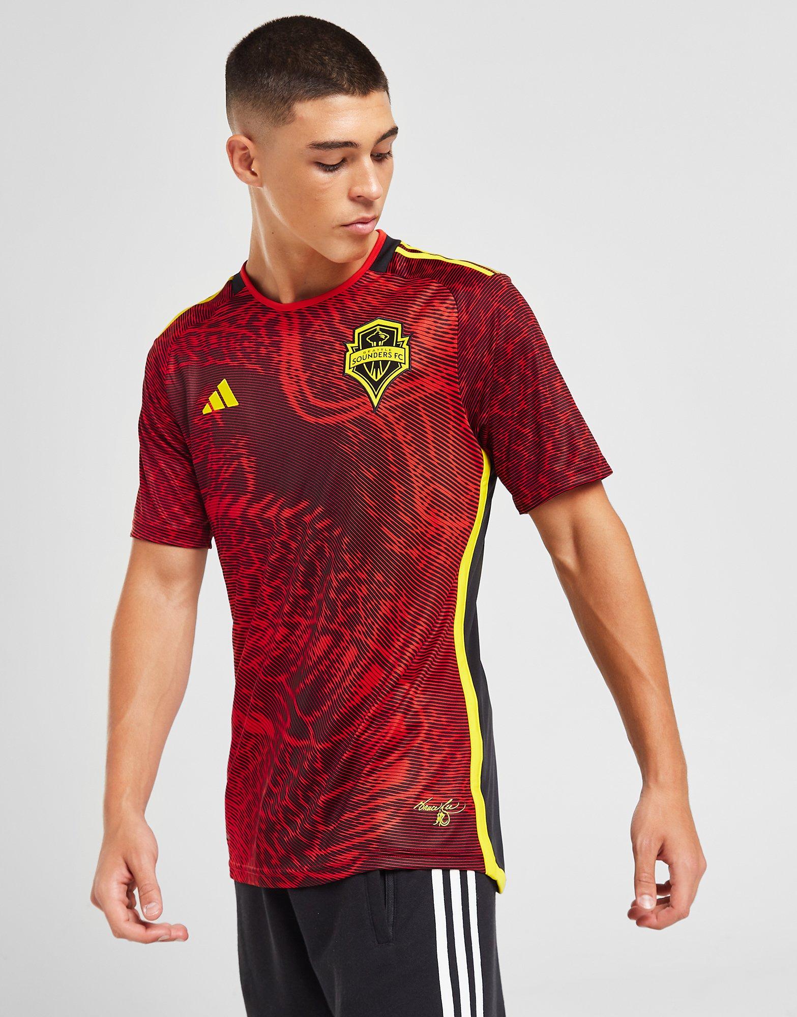 Red adidas Seattle Sounders 2023/24 Away Shirt - JD Sports Global