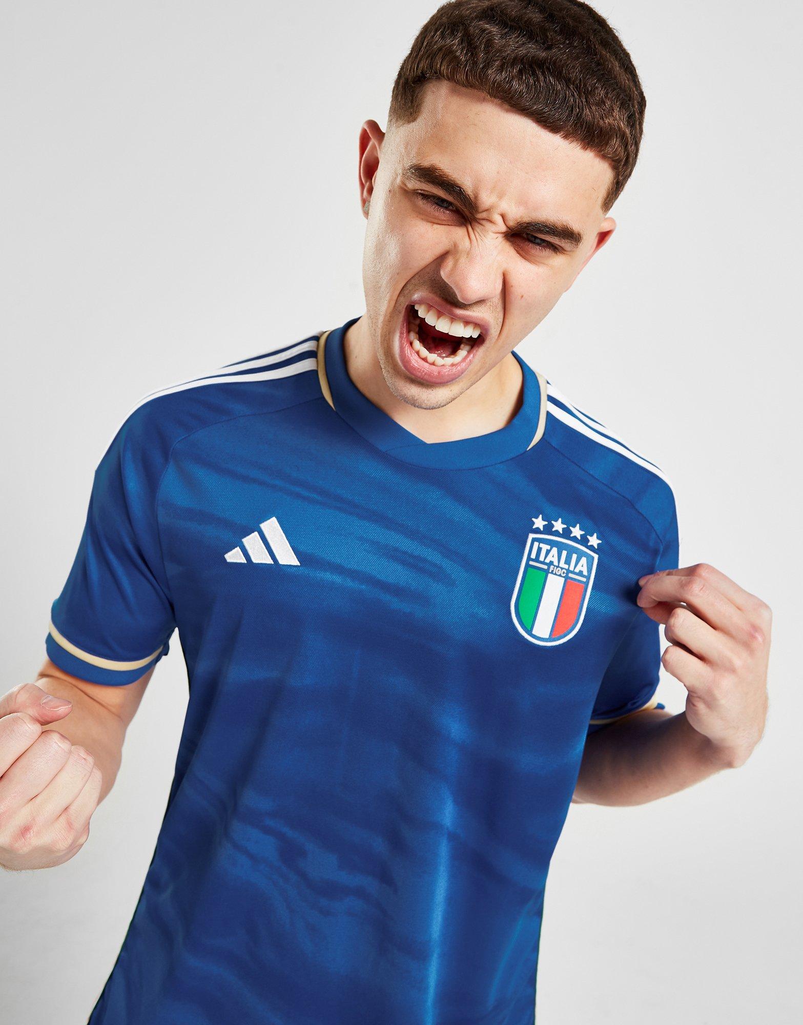 adidas Italy 2023 Home Authentic Jersey - Blue, Men's Soccer