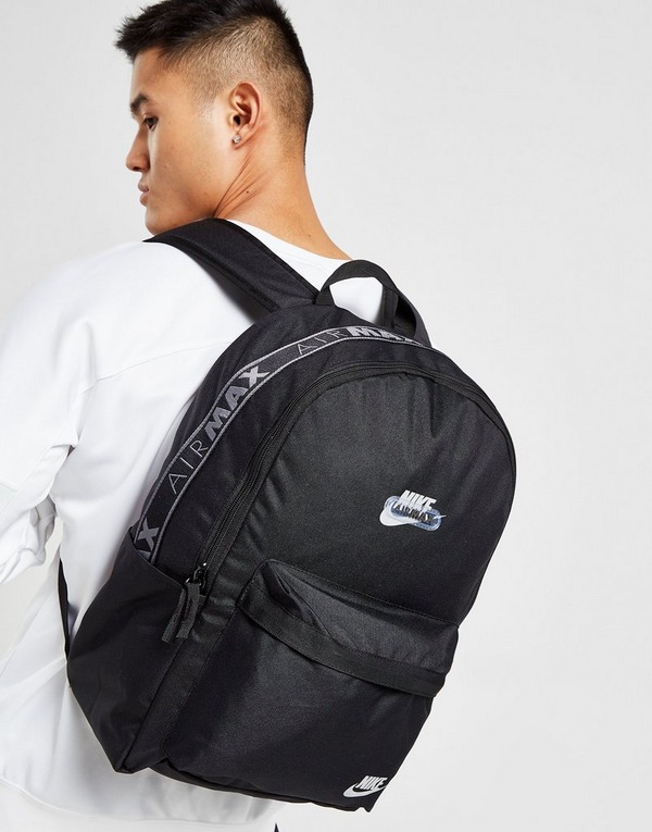 angustia incluir Pelmel Black Nike Air Max Heritage Backpack | JD Sports Global