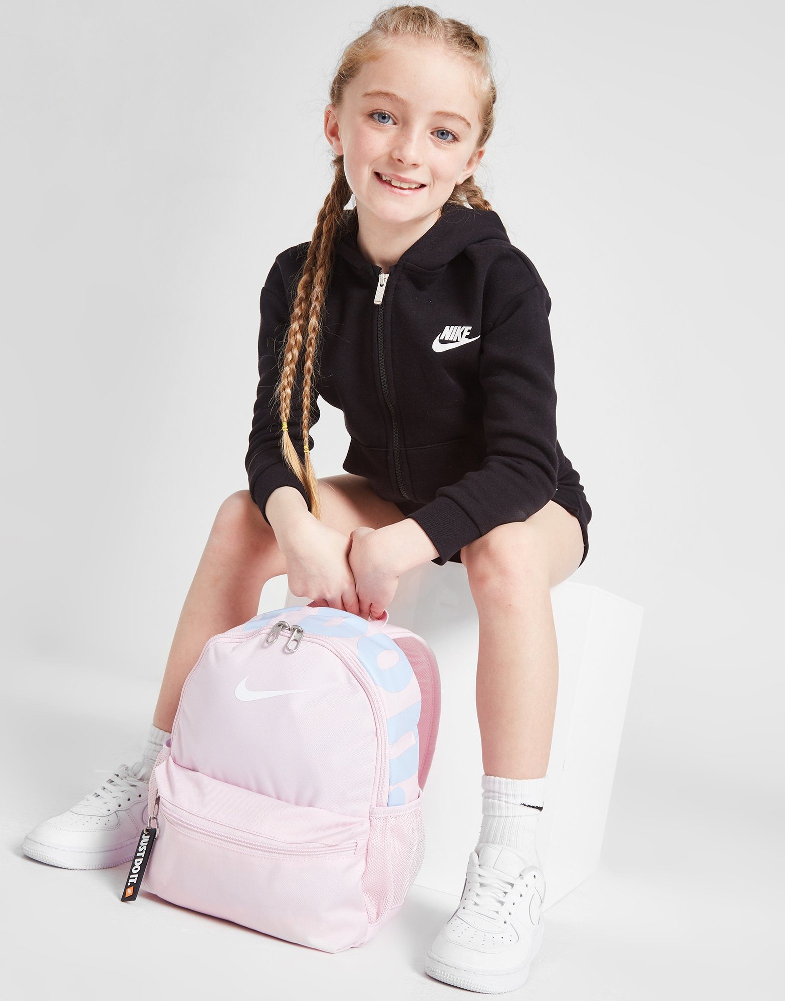 Pink nike just do it backpack on sale