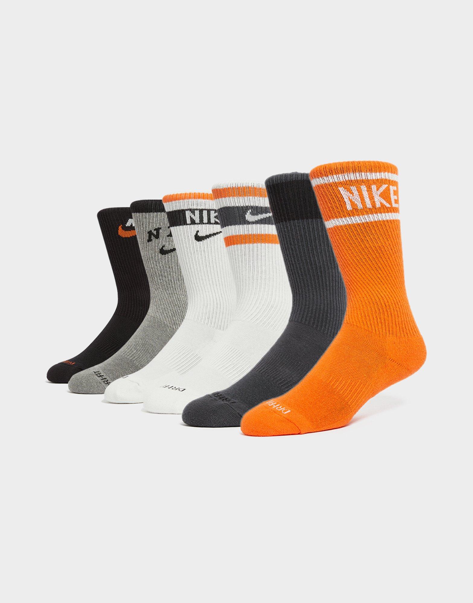 Nike Lot de 6 Paires de Chaussettes coussinées Everyday Plus Homme Maron-  JD Sports France