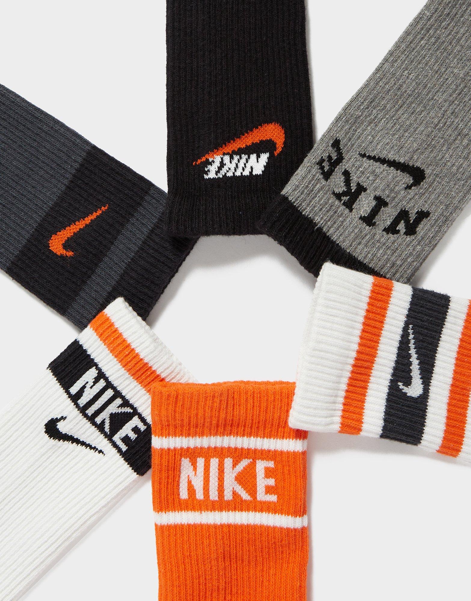 White Nike Everyday Plus Crew Socks 6 Pack - JD Sports NZ