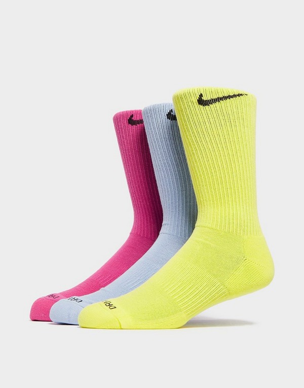 Multi Nike Cushioned Crew Socks (3-Pack) JD Sports Global