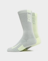 Nike 2 Pack Running Crew Socks
