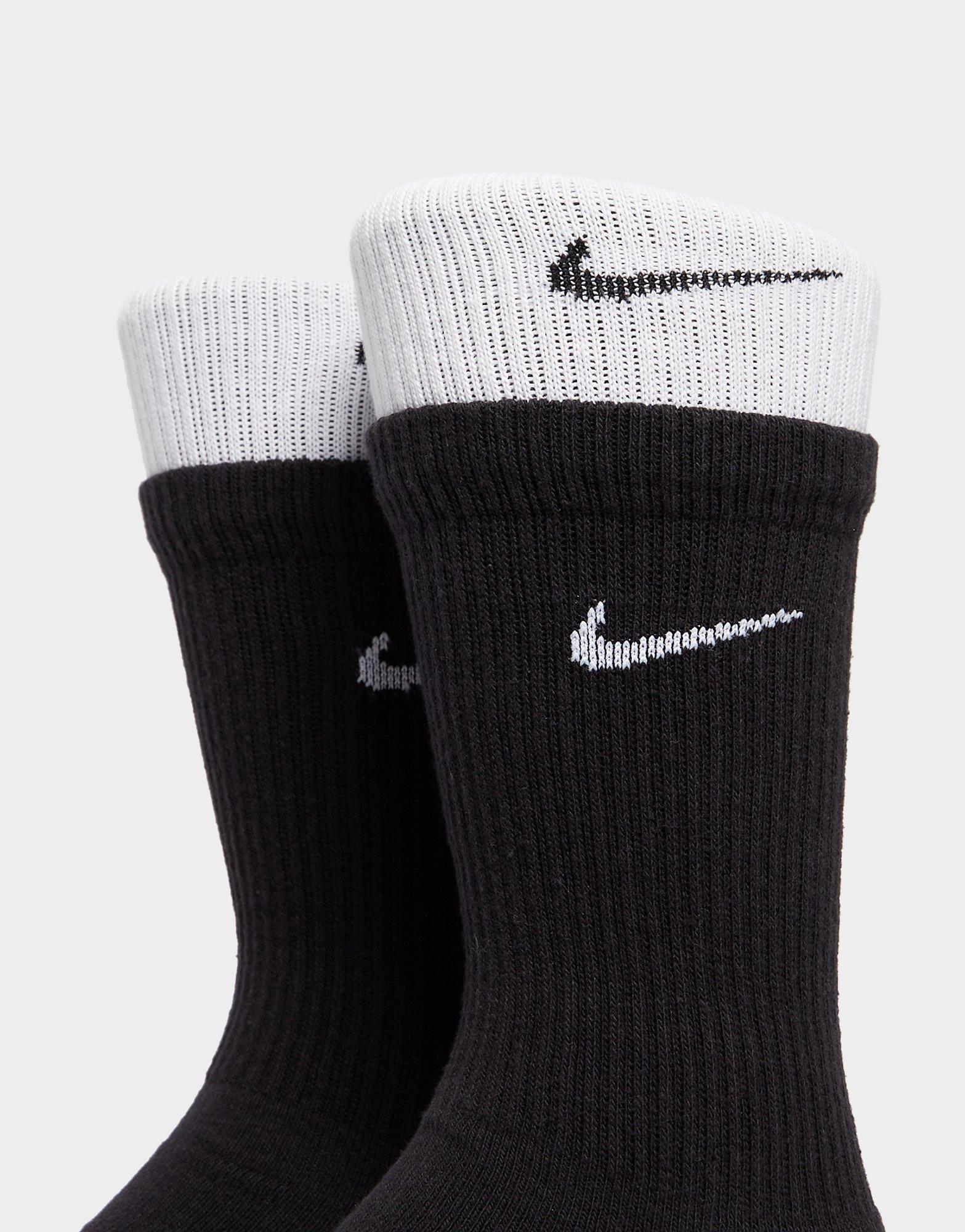 Næb glemsom diakritisk Sort Nike 1-Pakke Everyday Plus Cushioned Crew Sokker Herre - JD Sports  Danmark