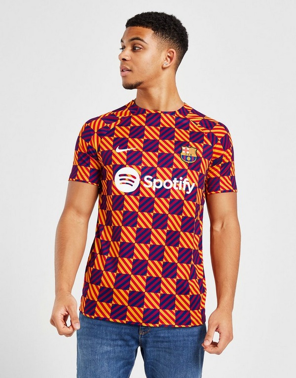 factor Staat Herinnering White Nike FC Barcelona Pre-Match Shirt | JD Sports Global