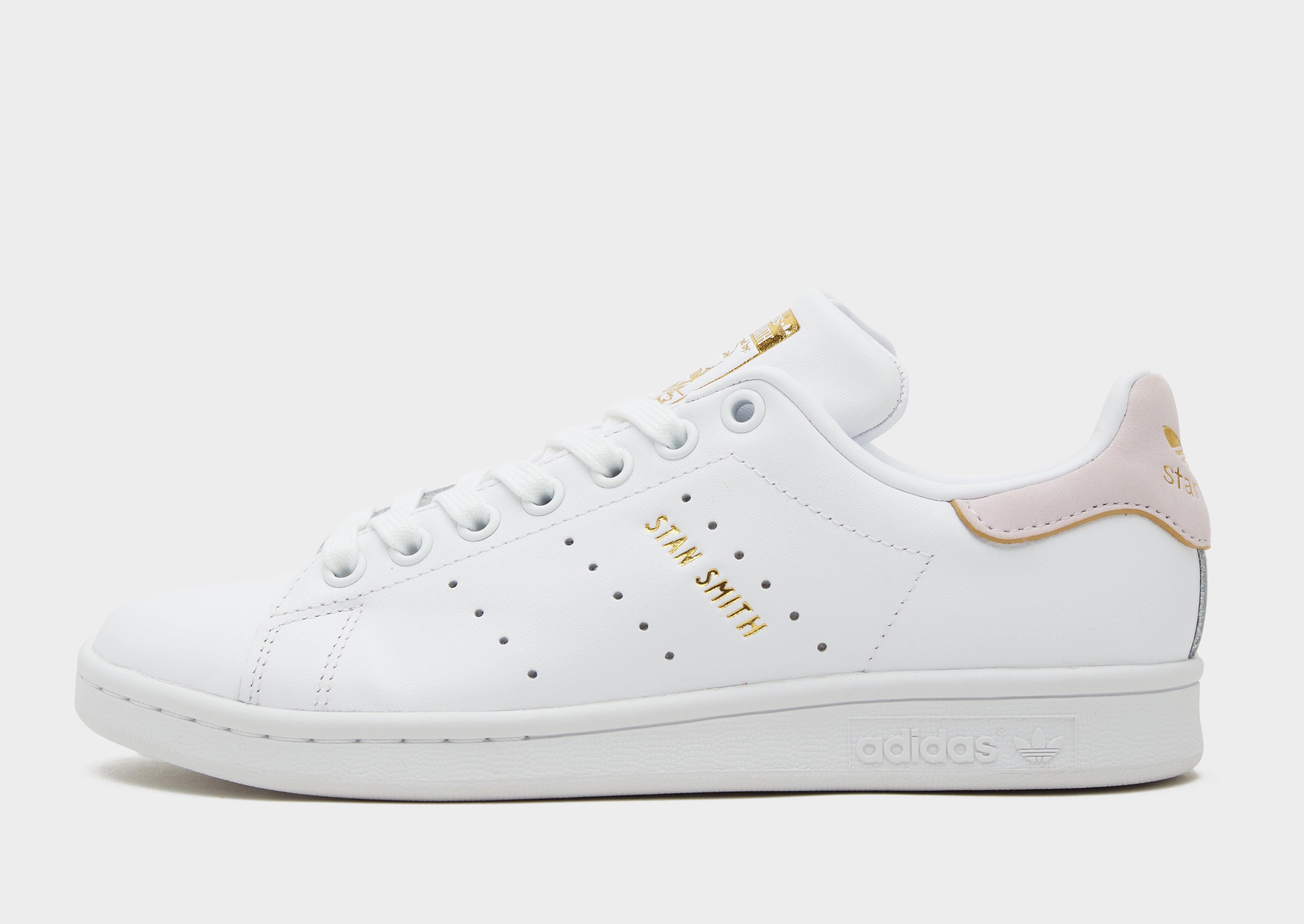 Adidas originals all white stan smith trainers outlet womens