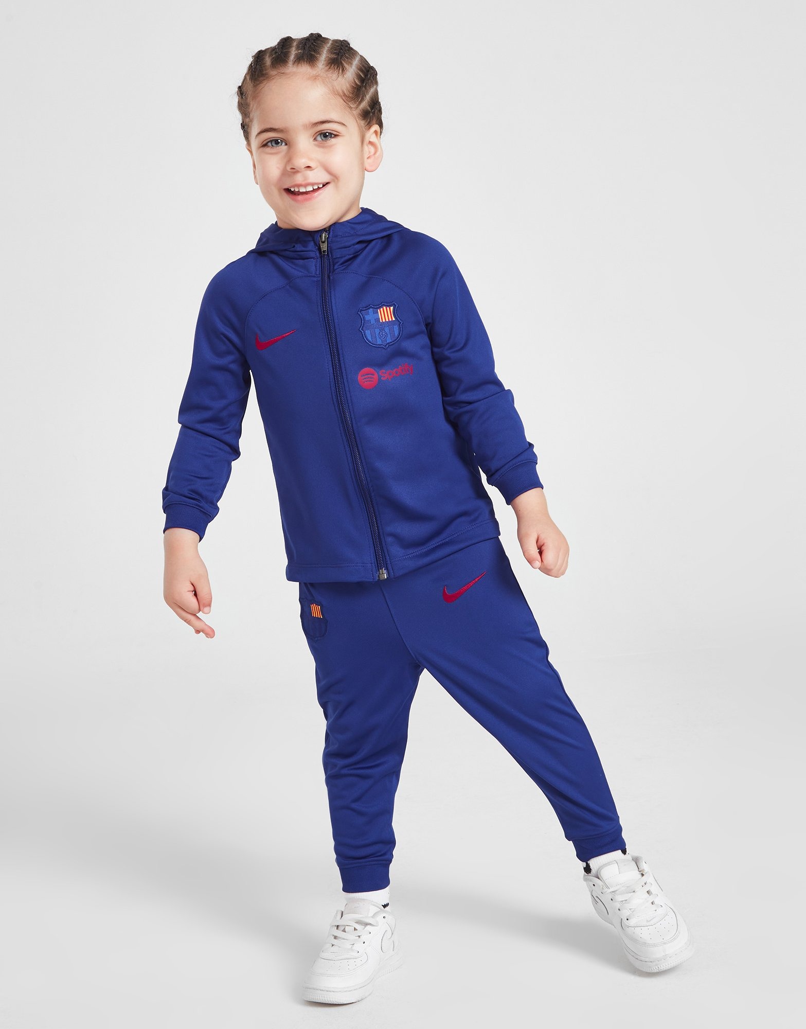 FC Barcelona Hooded Tracksuit Infant - JD Sports Nederland