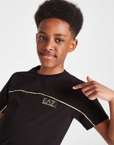 Emporio Armani EA7 Premium Black Gold T-Shirt Junior