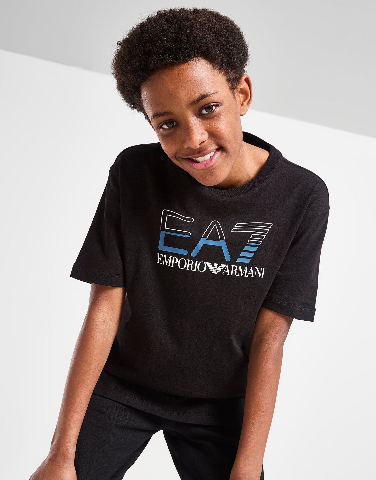 Wiegen Refrein Fabrikant Black Emporio Armani EA7 Logo T-Shirt Junior | JD Sports Global