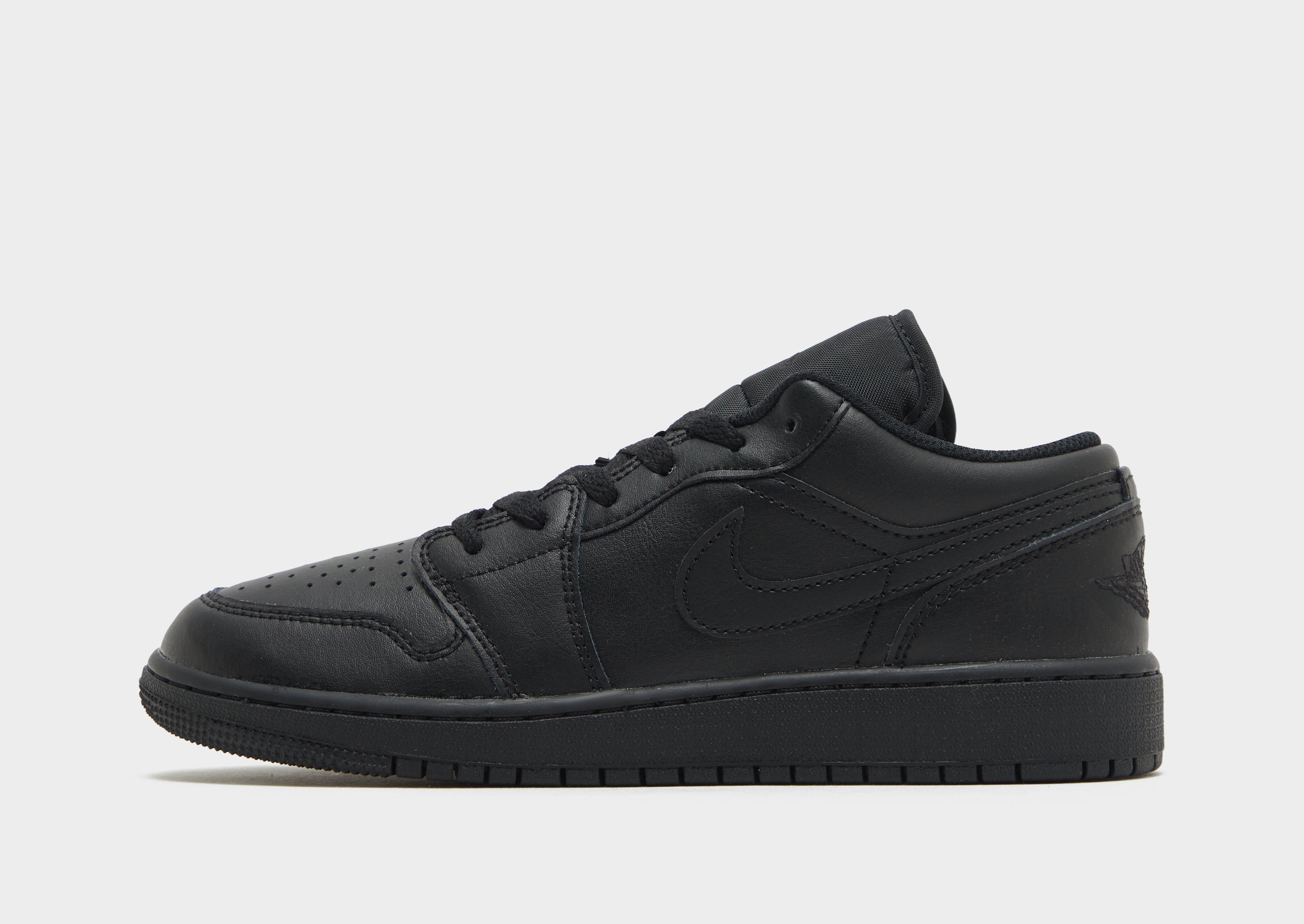 Black Jordan Air 1 Low Junior JD Sports UK