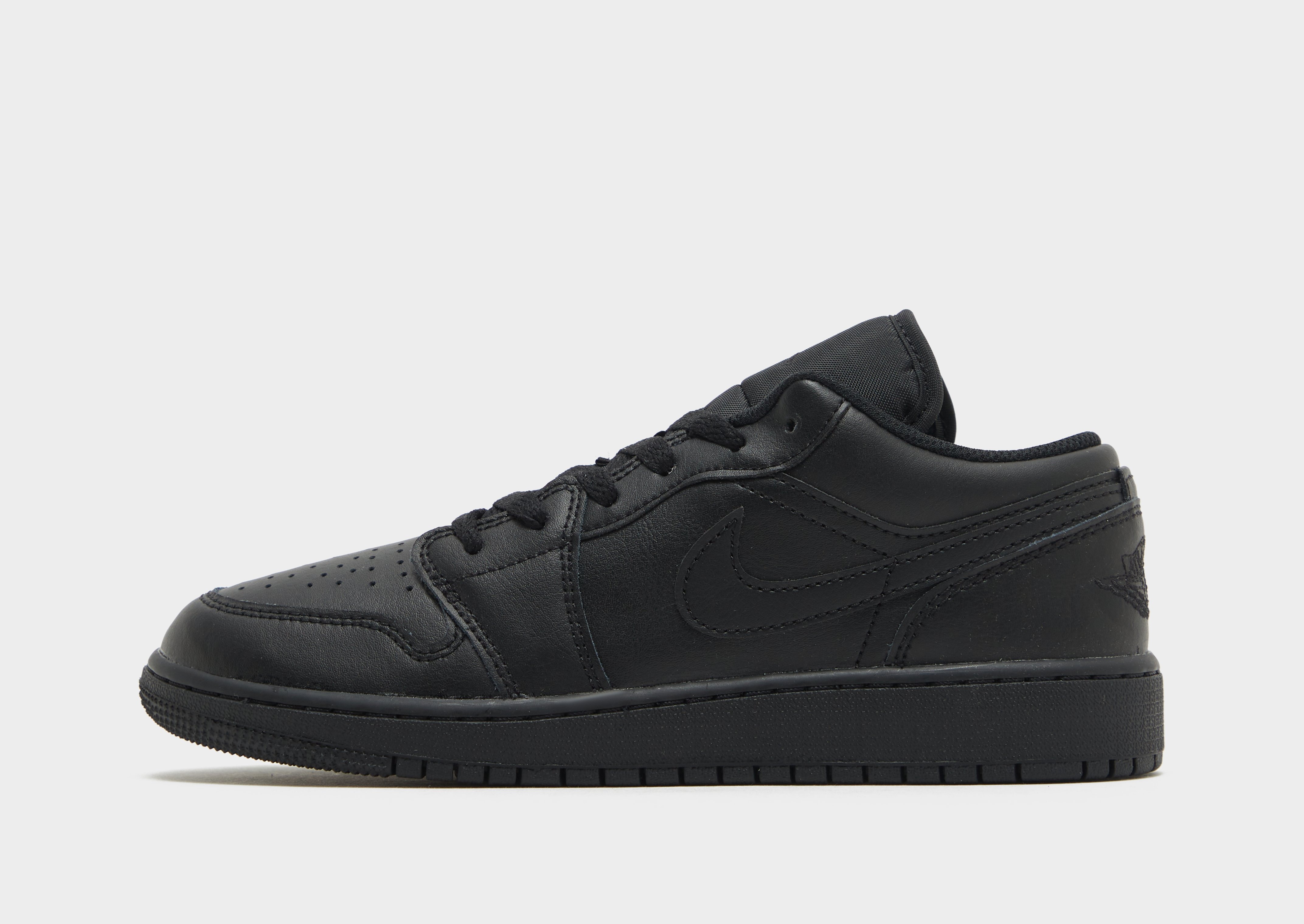 Black Jordan Air 1 Low Junior's | JD Sports Global