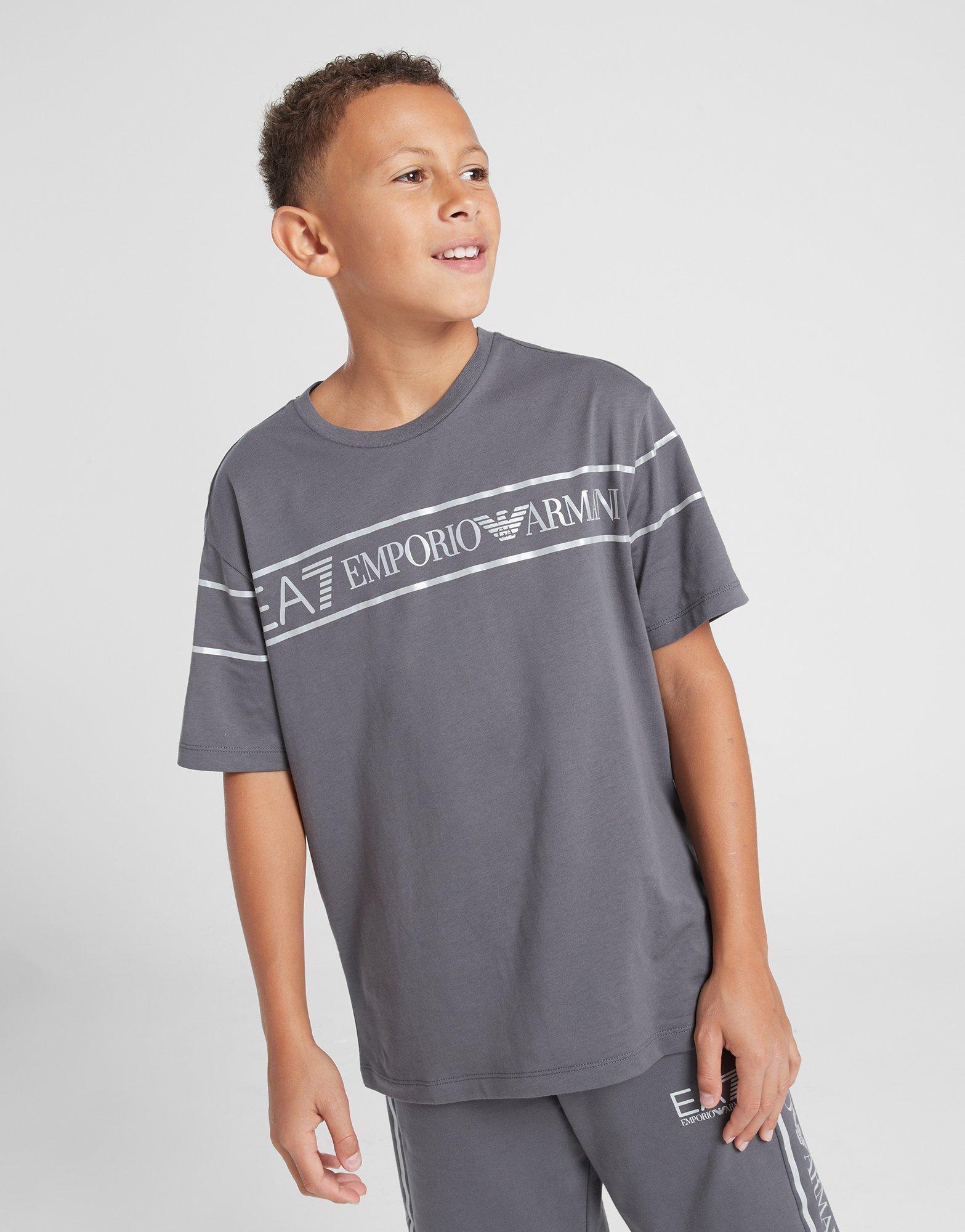 Emporio Armani EA7 Reflective Print T-Shirt Junior